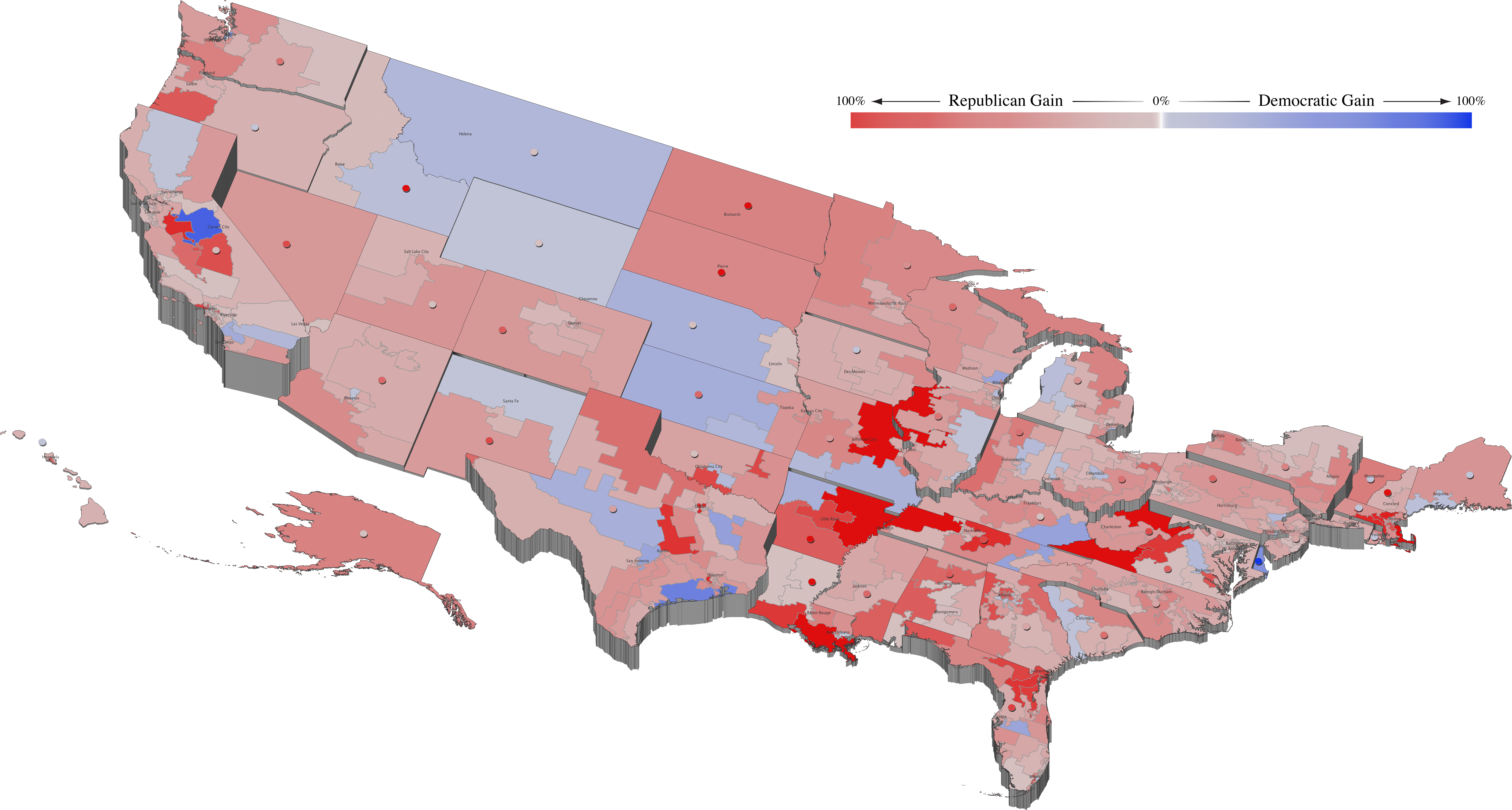 2008 Presidential Election Results By Congressional District